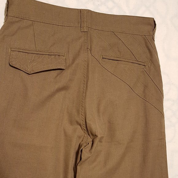 Billabong Plaid Checkered Brown Pants Size 30 - Picture 3 of 5